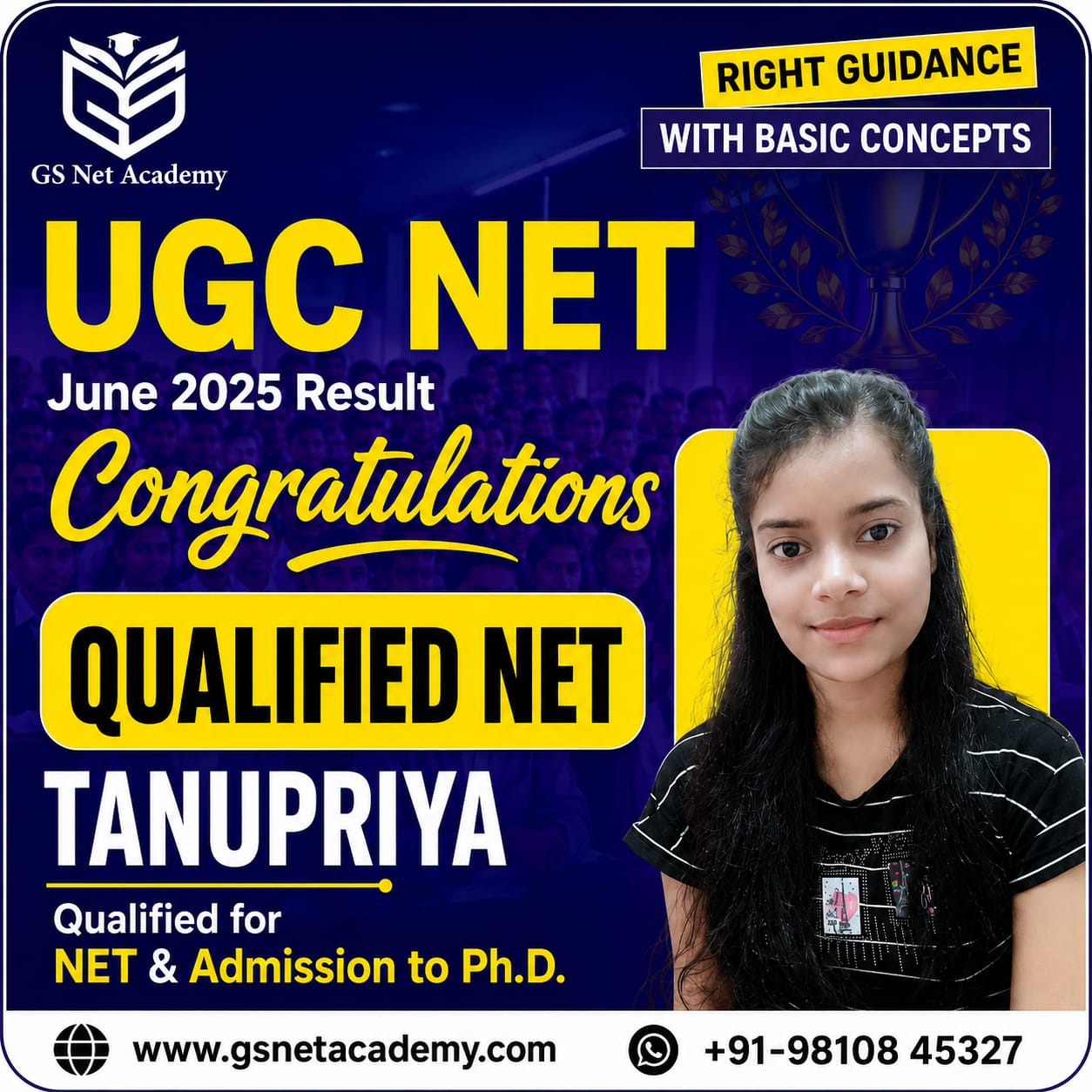 GS Net Academy result